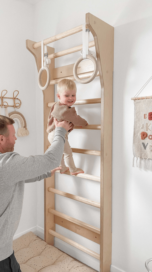 Espalier Suédois pour chambre d'enfant, parcours de motricité • LOOVE