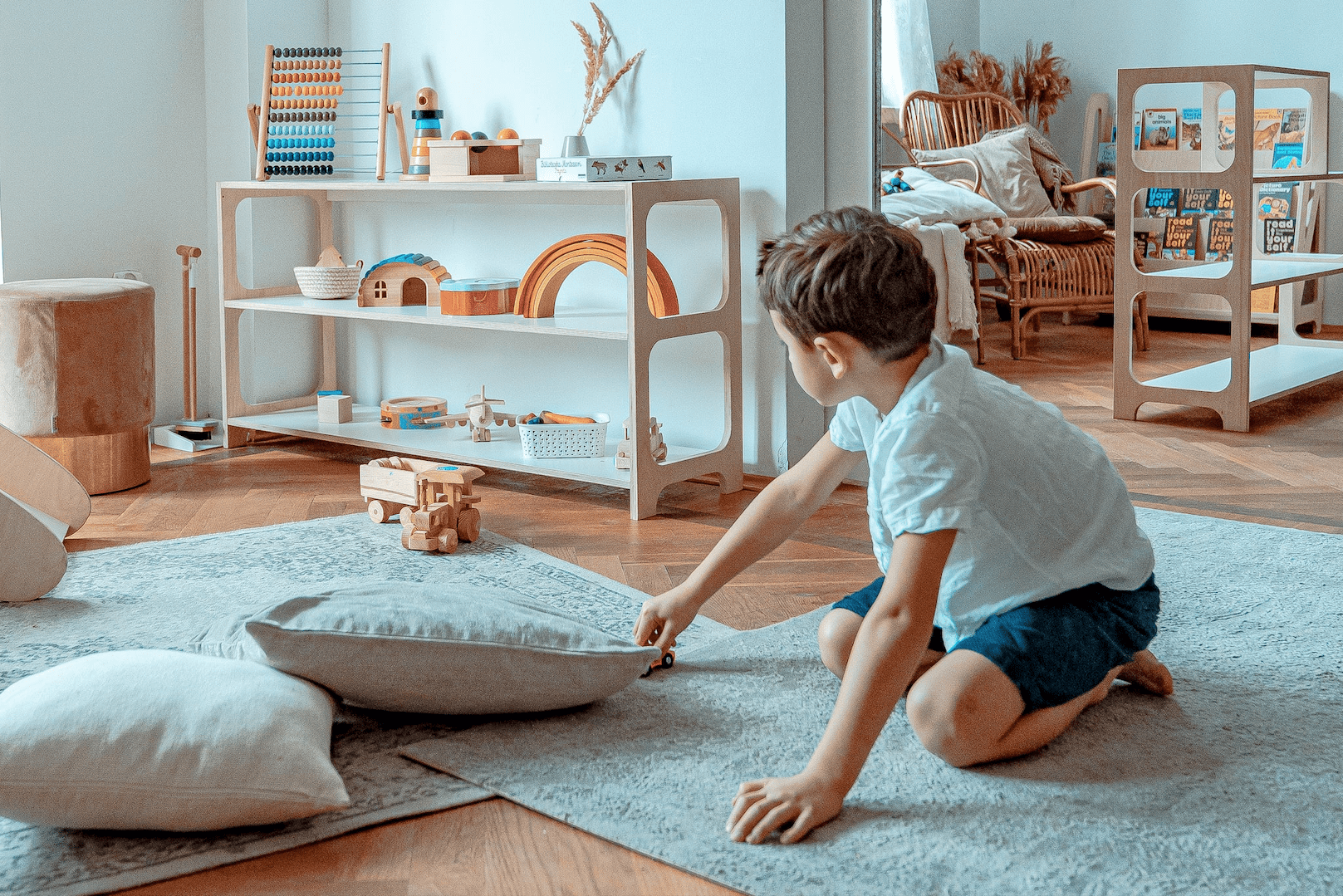 Etagère Montessori à hauteur d'enfant - 2 Hauteurs – jadeetleo