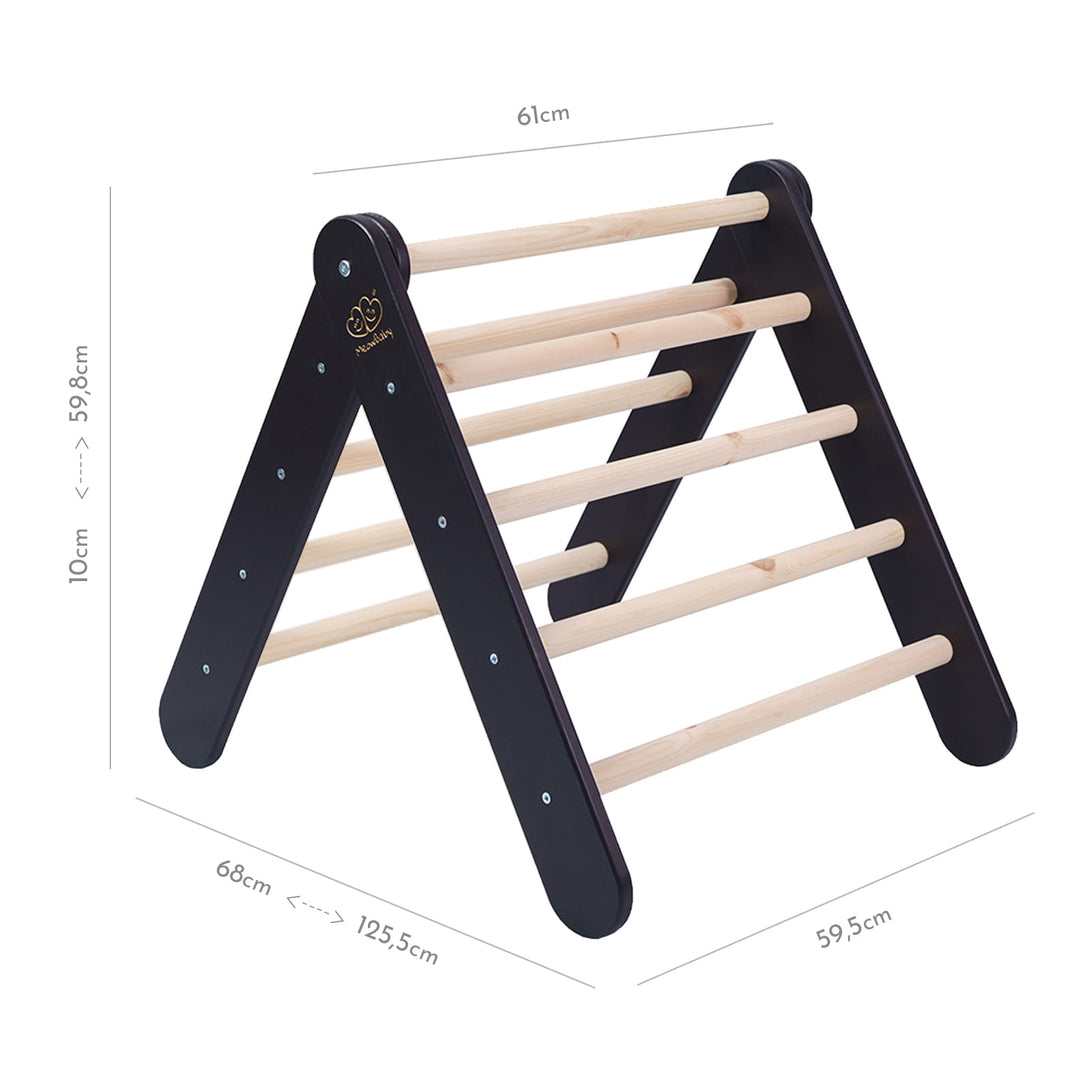 Triangle de Pikler-Lóczy 2-en-1, Cabane • LOOVE