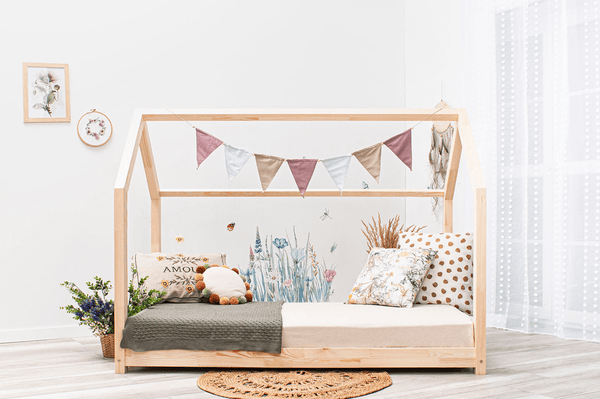 Lit cabane en bois FSC avec option tiroir • LOOVE