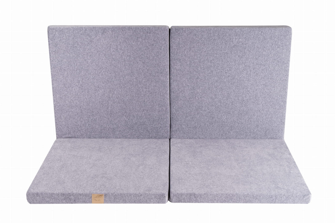 Tapis de jeu Carrés en mousse, gris • LOOVE