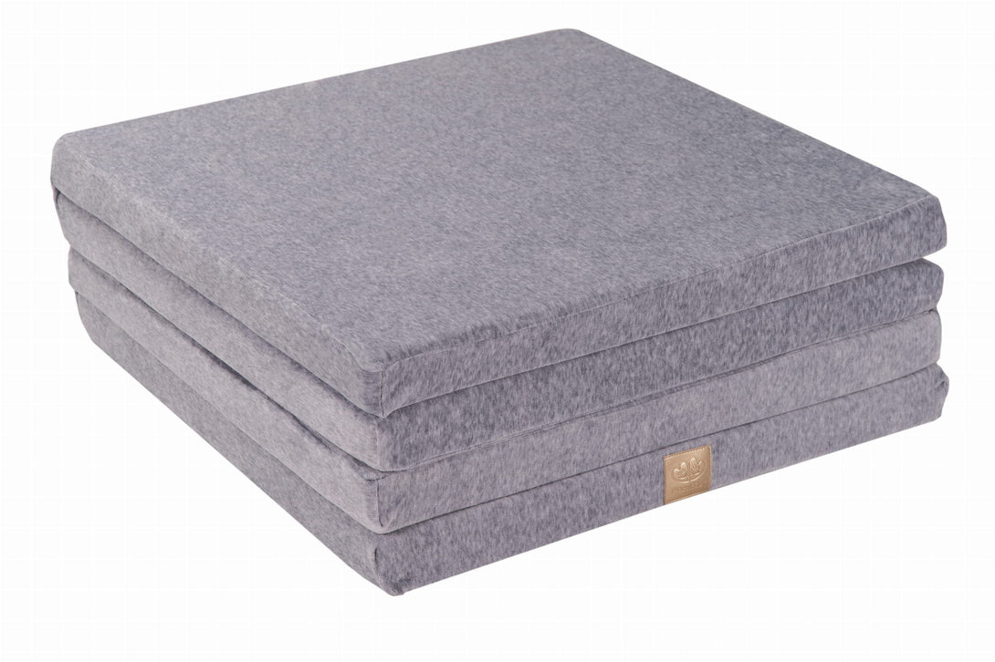 Tapis de jeu Carrés en mousse, gris • LOOVE