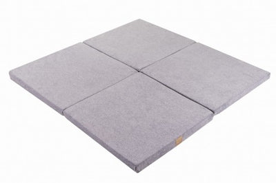 Tapis de jeu Carrés en mousse, gris • LOOVE