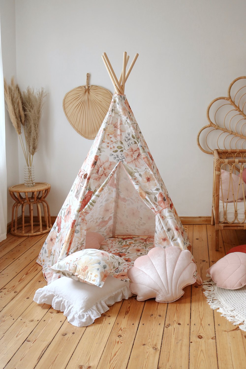 Teepee / Tipi pour enfant, en coton imprimé animaux OEKO-TEX • LOOVE