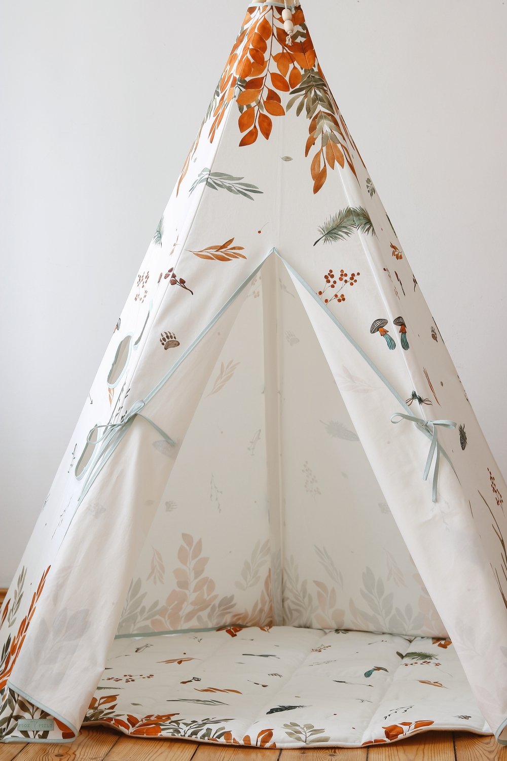 Teepee / Tipi pour enfant, en coton imprimé animaux OEKO-TEX • LOOVE