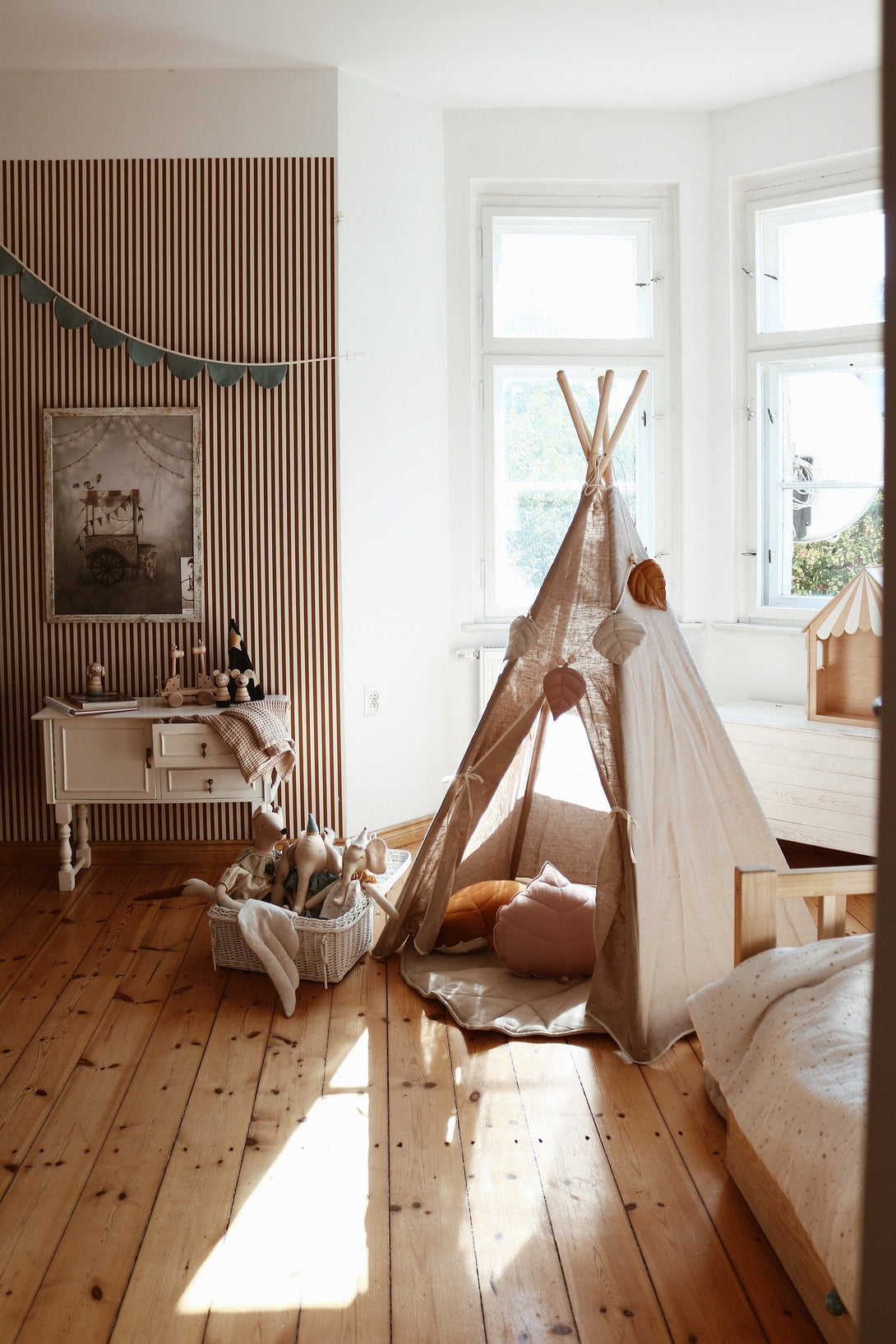 Teepee / Tipi pour enfant, en lin OEKO-TEX • LOOVE