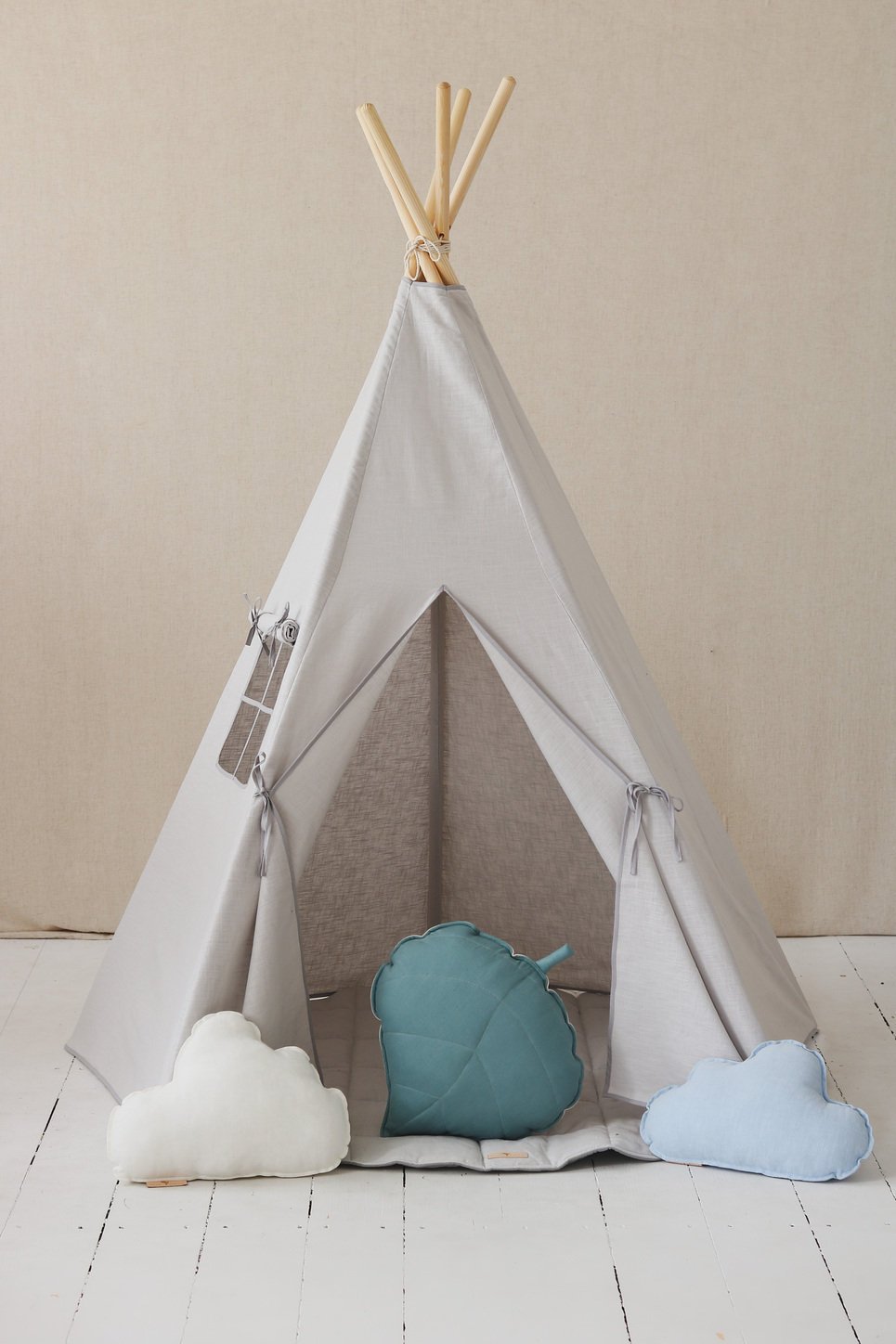 Teepee / Tipi pour enfant, en lin OEKO-TEX • LOOVE