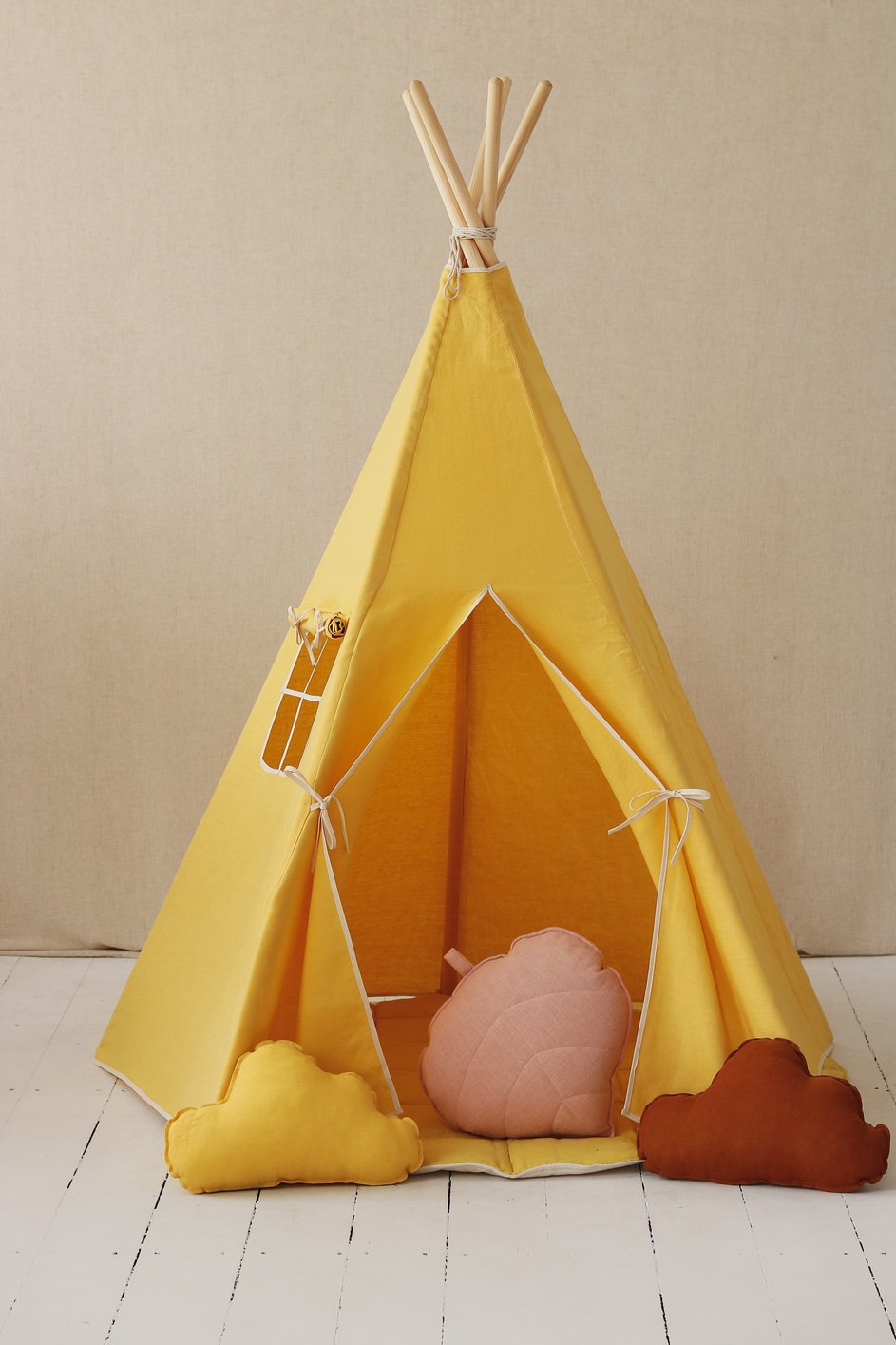 Teepee / Tipi pour enfant, en lin OEKO-TEX • LOOVE