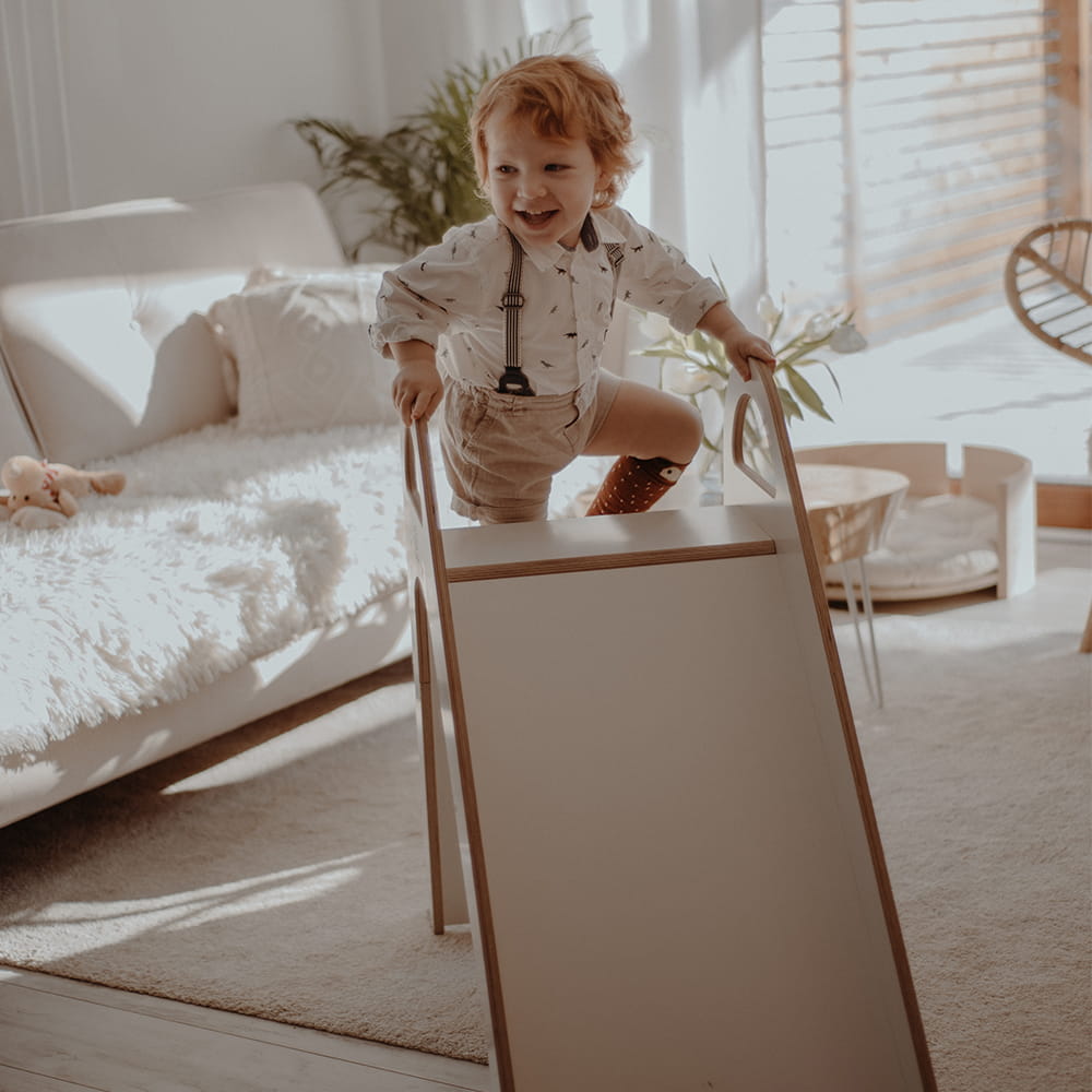 Toboggan d’intérieur pour enfants, parcours de motricité • LOOVE